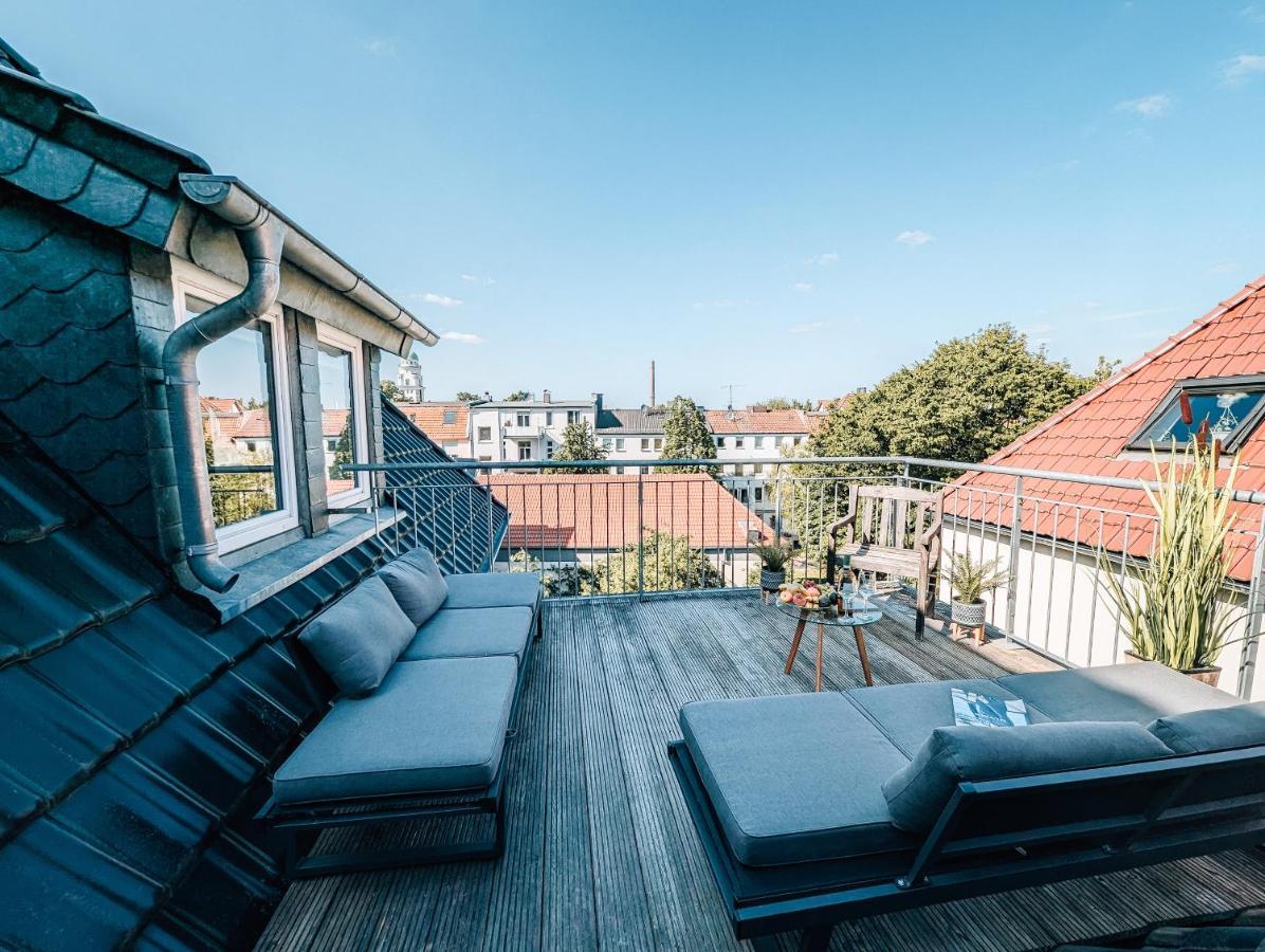 4-Schlafzimmer-Terrassensuite Oasis - Workspace Em-Apartments Deutschland Билефельд Экстерьер фото
