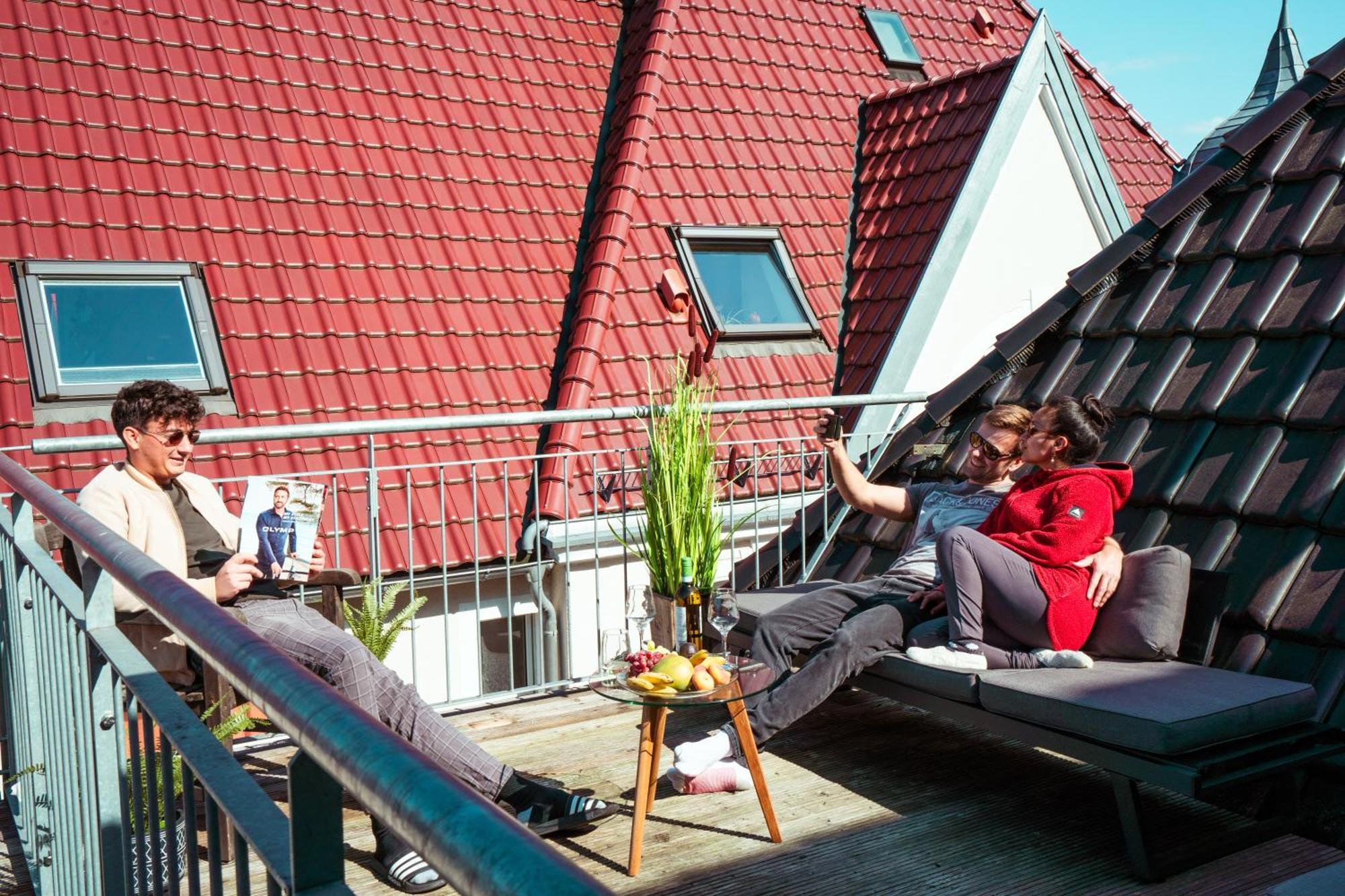 4-Schlafzimmer-Terrassensuite Oasis - Workspace Em-Apartments Deutschland Билефельд Экстерьер фото